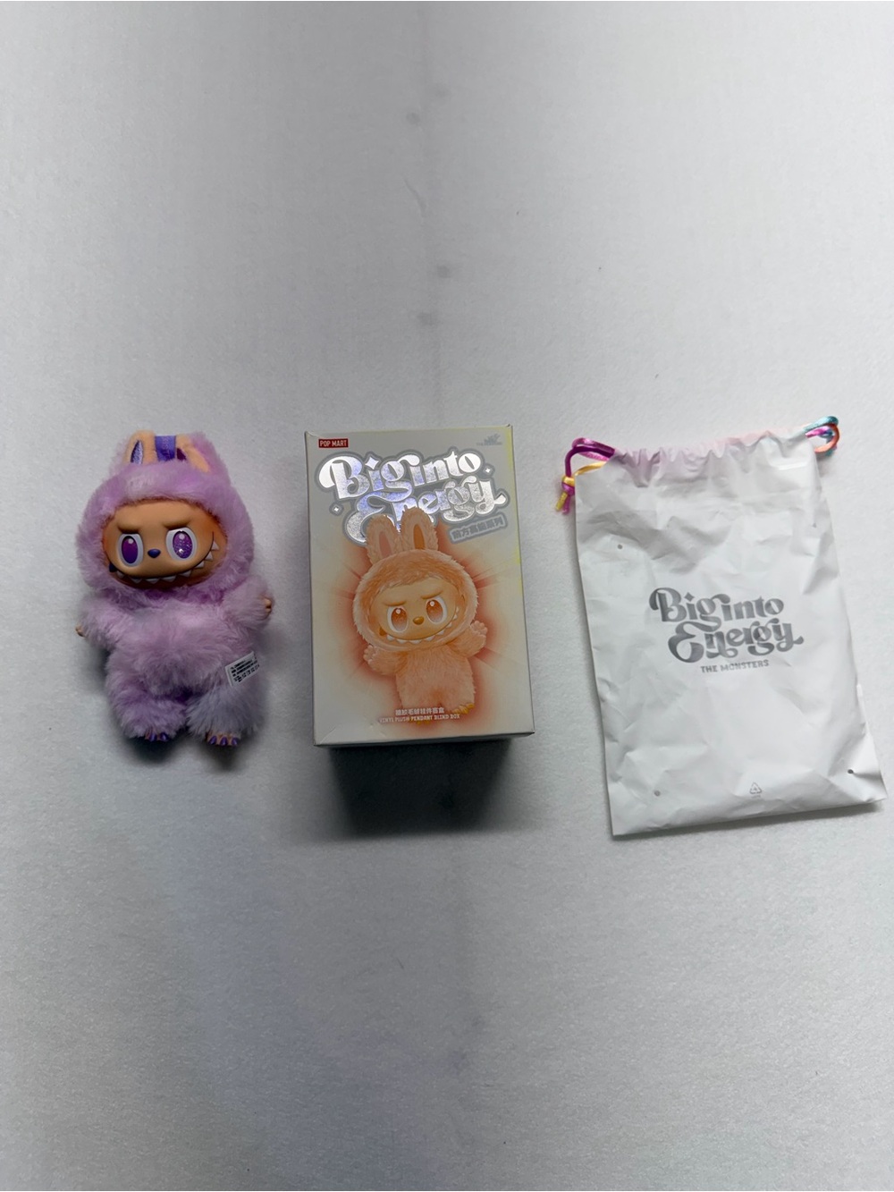 Pop Mart Big Into Energy Plush Pendant Luck Figure w Box